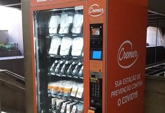 Cremer instala vending machines com itens de proteção ao Covid19