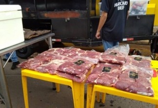 Pecuaristas fazem churrasco em frente ao Bradesco como reação a vídeo do banco contra consumo de carne