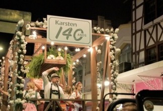 Karsten ativou força têxtil na 37ª Oktoberfest de Blumenau