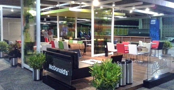 O McCafé será instalado no Riocentro.