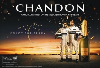 Chandon, parceira oficial da equipe McLaren Honda F1