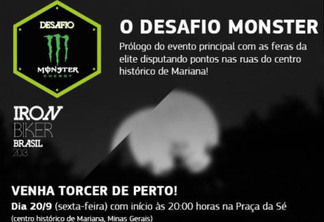 Iron Biker Brasil terá ativação da Monster Energy