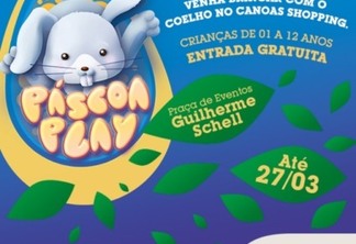 Ação de Páscoa do Canoas Shopping traz brincadeiras e atividades gratuitas para crianças