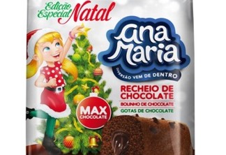 Ana Maria apresenta versão natalina de bolinho recheado