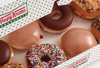 Krispy Kreme comemora aniversário distribuindo donuts