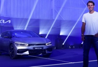 Rafael Nadal promove veículo elétrico da Kia