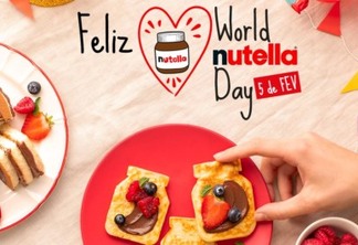 Fãs poderam espalhar sorrisos no Dia Mundial da Nutella