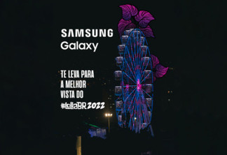 Samsung leva fãs ao Lolla 2022 com a nova linha Galaxy 