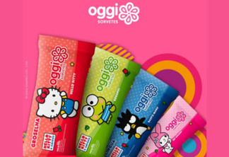 Oggi Sorvetes lança produtos da Hello Kitty & Amigos