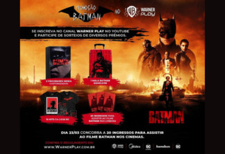 Promoção 'Batman no Warner Play' celebra o novo filme