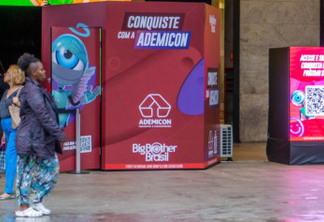 Ademicon colocou 'cabine dos sonhos' do BBB na Paulista