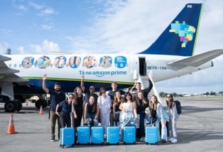 Amazon divulgou ofertas do Prime Day em aeronave da Azul