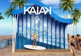 Natura Kaiak terá estande sensorial no Corona Saquarema Pro