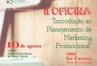 Feijão de Corda realiza oficina de marketing promocional