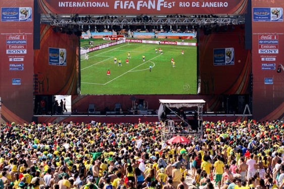Fifa Fan Fest em 2010 (Foto: Pedro Kirilos/Riotur).