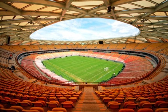 A Arena da Amazônia será palco da Copa do Mundo em Manaus.