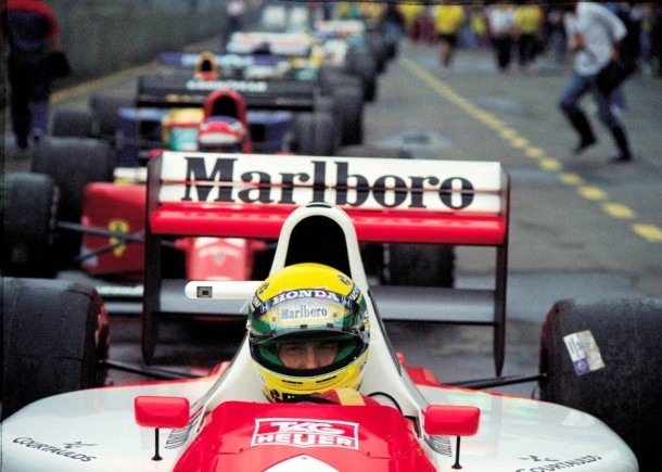 Ayrton Senna no GP Brasil de 1991