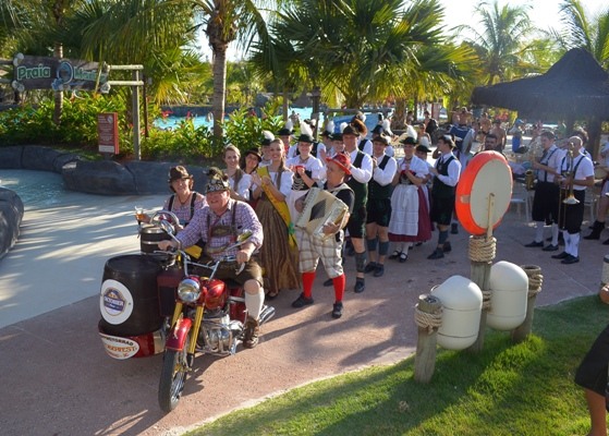 A Choppmotorrad é um dos ícones da Oktoberfest de Blumenau.