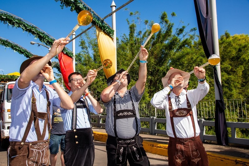 A cidade de Igrejinha também realiza a sua Oktoberfest.