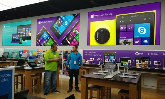 Loja da Microsoft no Brasil segue o mesmo modelo das lojas no Exterior.