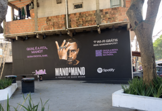 Spotify conecta moradores do Capão Redondo ao rapper Mano Brown com grafite multimídia
