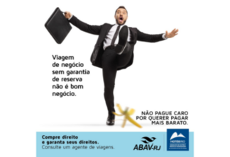 HotéisRIO e Abav-RJ realizam campanha sobre riscos aquisição de pacotes preços abaixo do mercado
