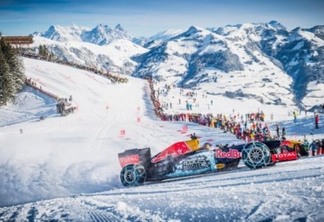 Red Bull promove ação de live mkt nos alpes de Hahnenkamm