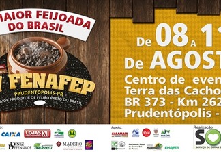 Prudentópolis realiza IV Festa Nacional do Feijão Preto