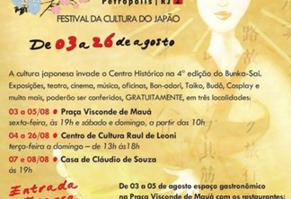 Petrópolis realiza festival da cultura japonesa Bunka-Sai