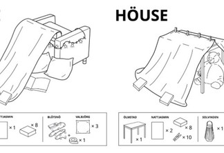 Ikea ensina pais a fazerem cabanas com as crianças