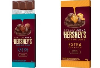 Hershey’s apresenta sua primeira barra de chocolate recheada
