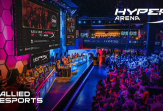 HyperX e Allied Esports renovam acordo de naming rights da HyperX Arena Las Vegas