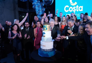 Costa Cruzeiros comemorou 75 Anos com festa em São Paulo