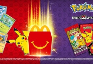 Pokémon retorna ao McLanche Feliz com novos Trading Cards