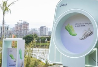 ASICS inaugurou pop-up Novablast 4 Energy Store no Parque Bruno Covas 