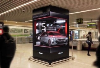 BMW instala suporte anamórfico 3D no Aeroporto de Lisboa