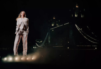 Boss levou holograma gigante de Gisele Bündchen a Londres