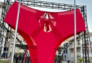 Capital da Lingerie leva lingerie gigante para Juruaia