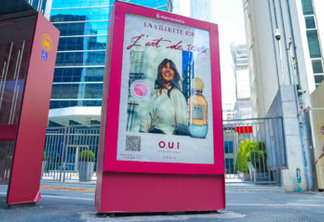 Ação de marketing aposta em mídia OOH para divulgar a fragrância La Villette 470