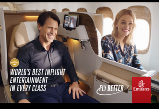 Emirates apresenta campanha ''Fly Better''