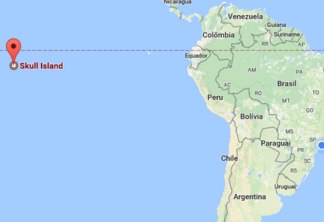 Skull Island, a ilha do King Kong, pode ser encontrada no Google Maps
