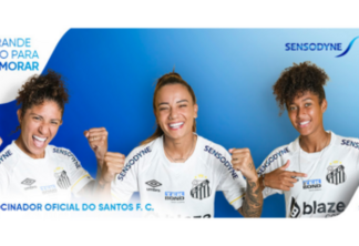 Sensodyne é patrocinadora do time feminino do Santos