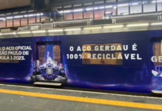 Gerdau envelopou trens em campanha para o GP de São Paulo de F1