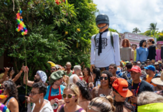 PUBG MOBILE comemorou Carnaval com boneco gigante em Pernambuco