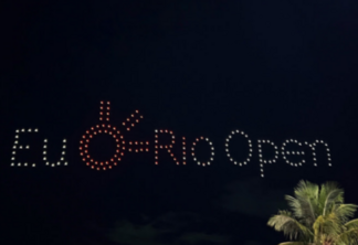 Claro comemorou 10 anos do Rio Open com show de drones