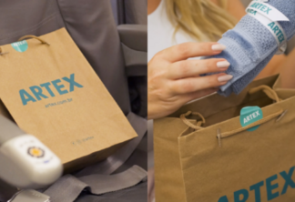Os passageiros de voos selecionados que partem de São Paulo, receberão kits exclusivos contendo uma toalha de lavabo, com alto poder de absorção, qualidade, durabilidade e resistência, além de um cupom especial para futuras compras na ampla cartela de produtos oferecidos pela ARTEX.