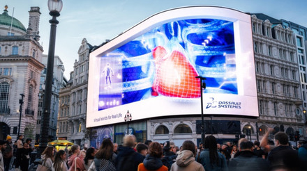 A Dassault Systèmes lançou uma campanha de mídia digital out-of-home (OOH) convidando três milhões de pessoas em Londres para ver e entender como os mundos virtuais estão impactando a vida real em áreas como saúde, cidades e manufatura.