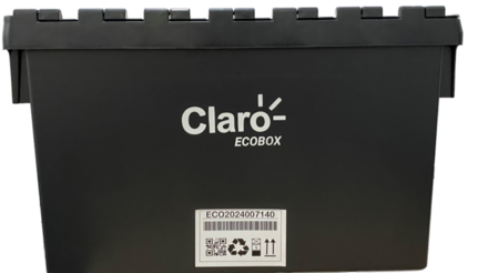 Claro vai substituir caixas de papelão por ‘Claro Ecobox’ reutilizáveis
