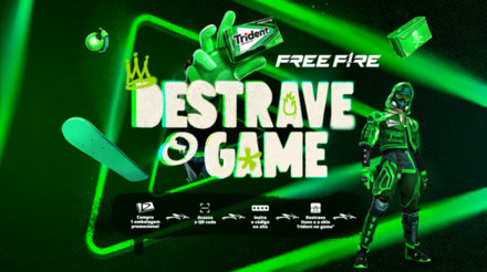 Trident e Free Fire fazem collab na campanha "Destrave o Game"